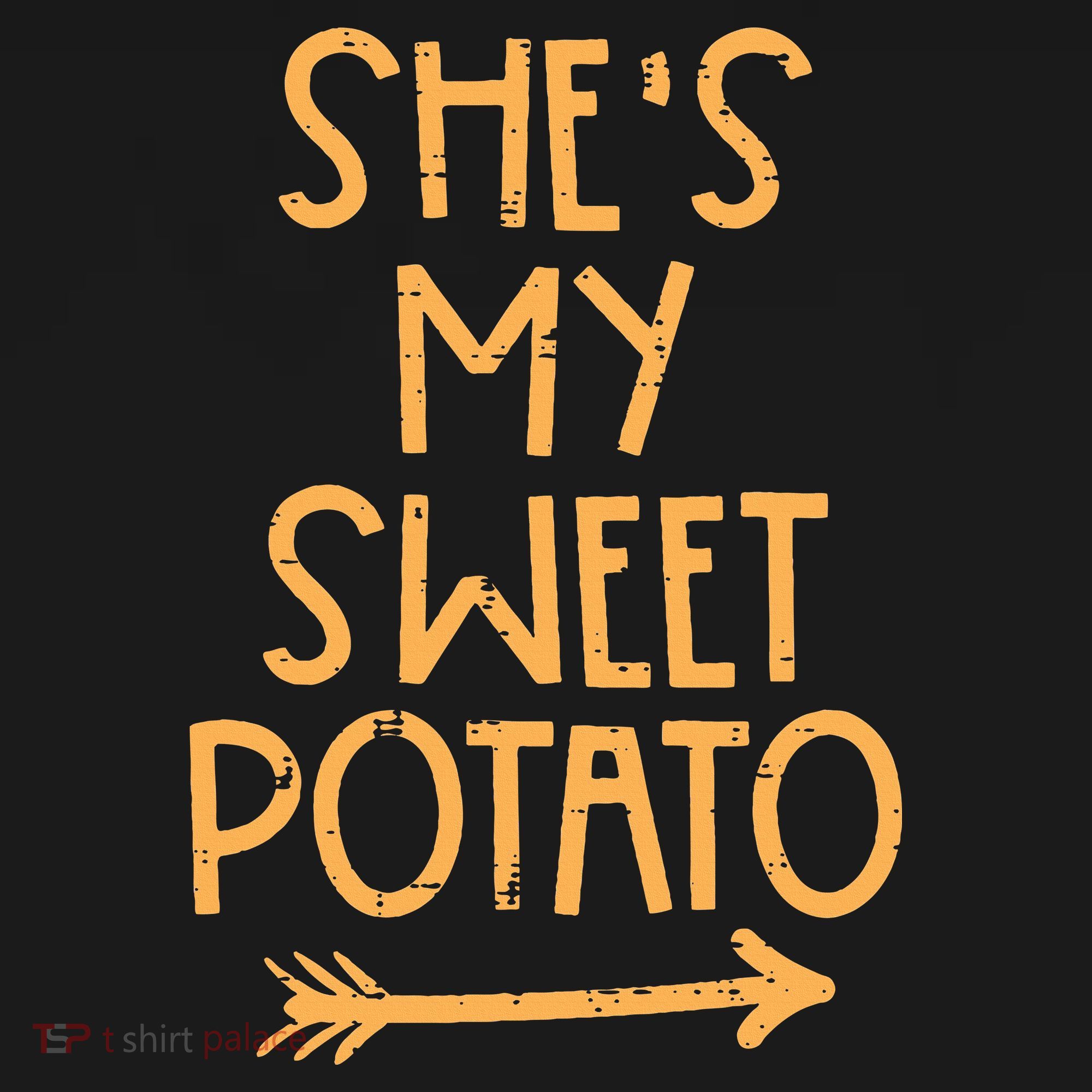 Thanksgiving Shes My Sweet Potato Matching Couple Fall Women's Hoodie