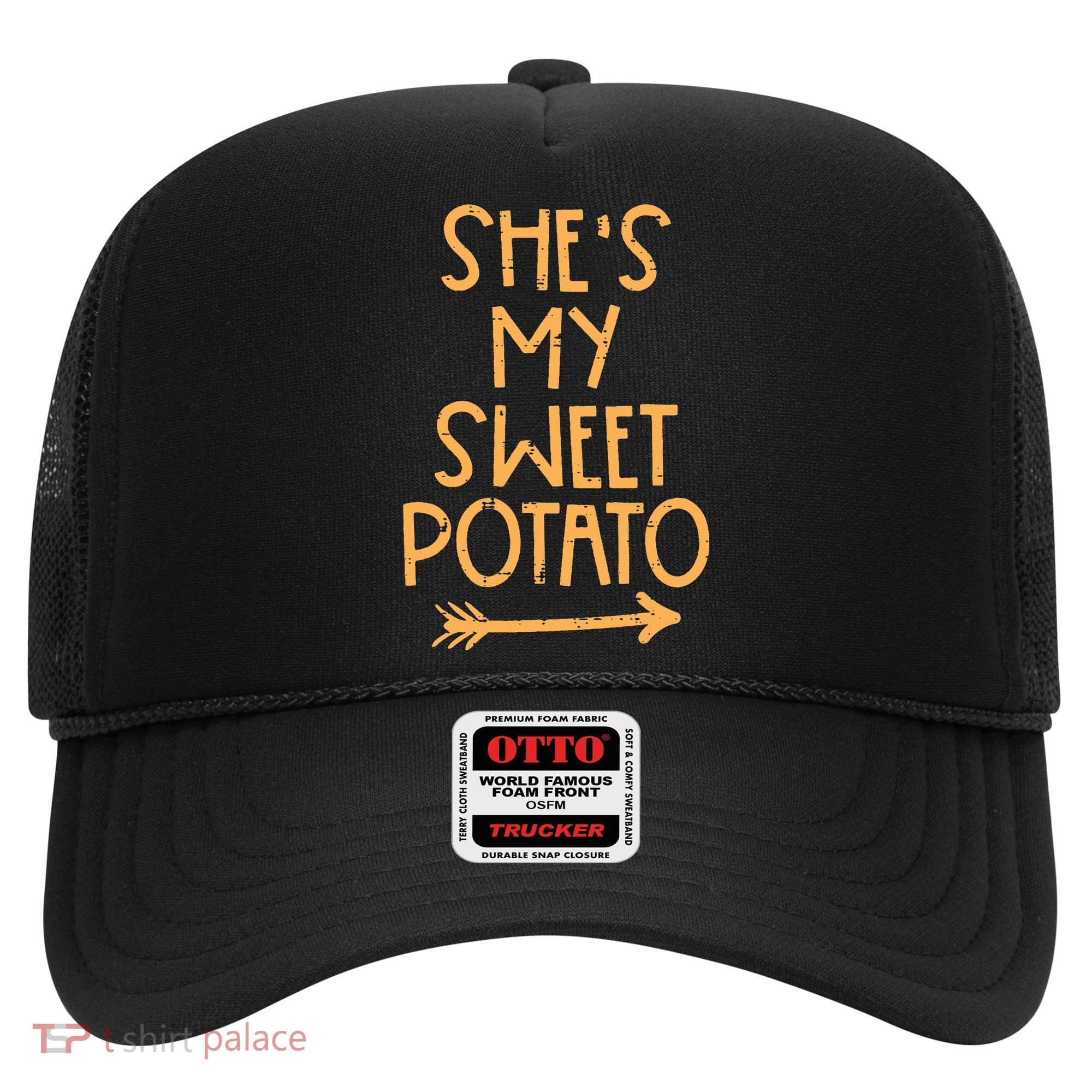 Thanksgiving Shes My Sweet Potato Matching Couple Fall Hat