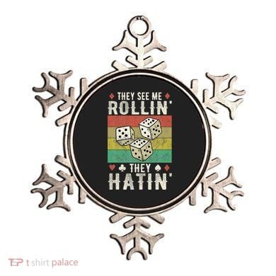 They See Me Rollin They Hatin Vintage Dice Ornament