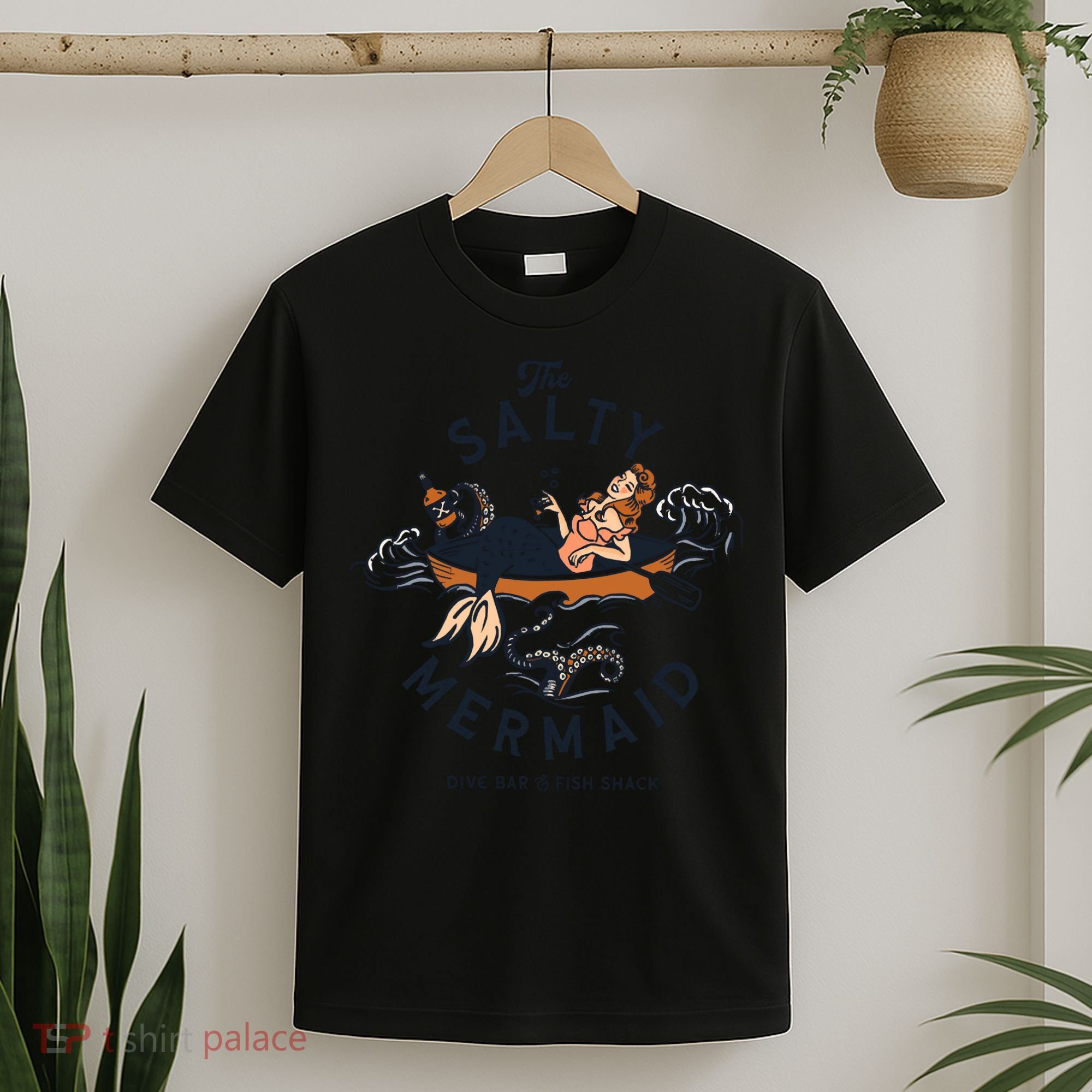 The Salty Mermaid Dive Bar &Amp; Fish Shack T-Shirt