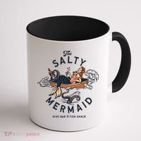 The Salty Mermaid Dive Bar &Amp; Fish Shack Coffee Mug thumb 1