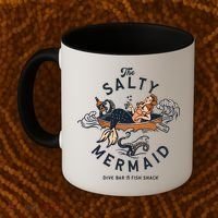 The Salty Mermaid Dive Bar &Amp; Fish Shack Coffee Mug thumb 2
