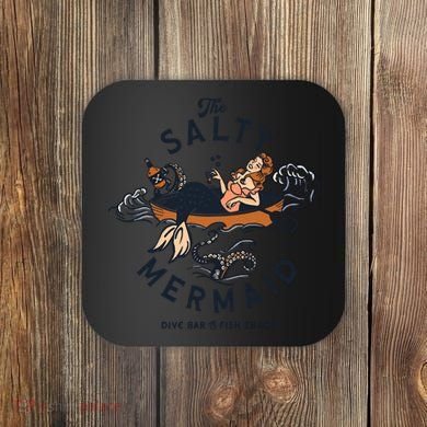 The Salty Mermaid Dive Bar &Amp; Fish Shack Coaster