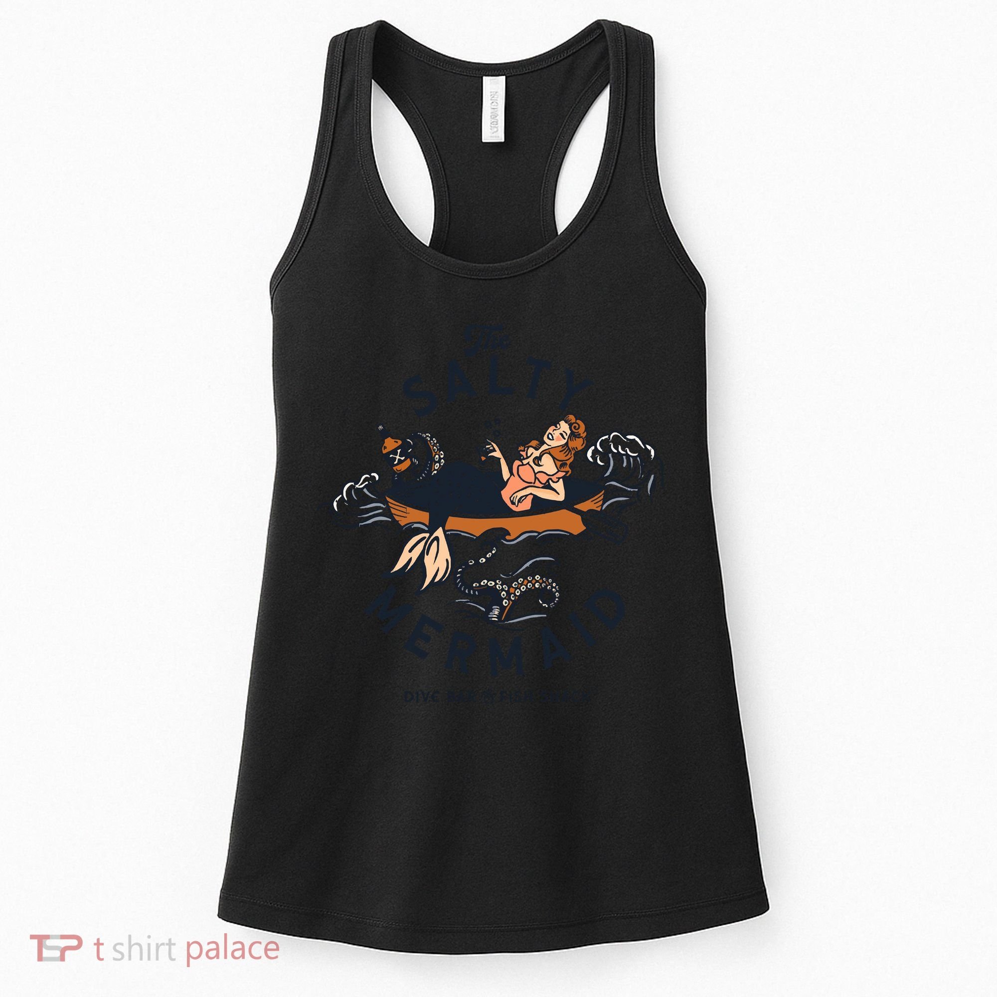 The Salty Mermaid Dive Bar &Amp; Fish Shack Women's Tank Top
