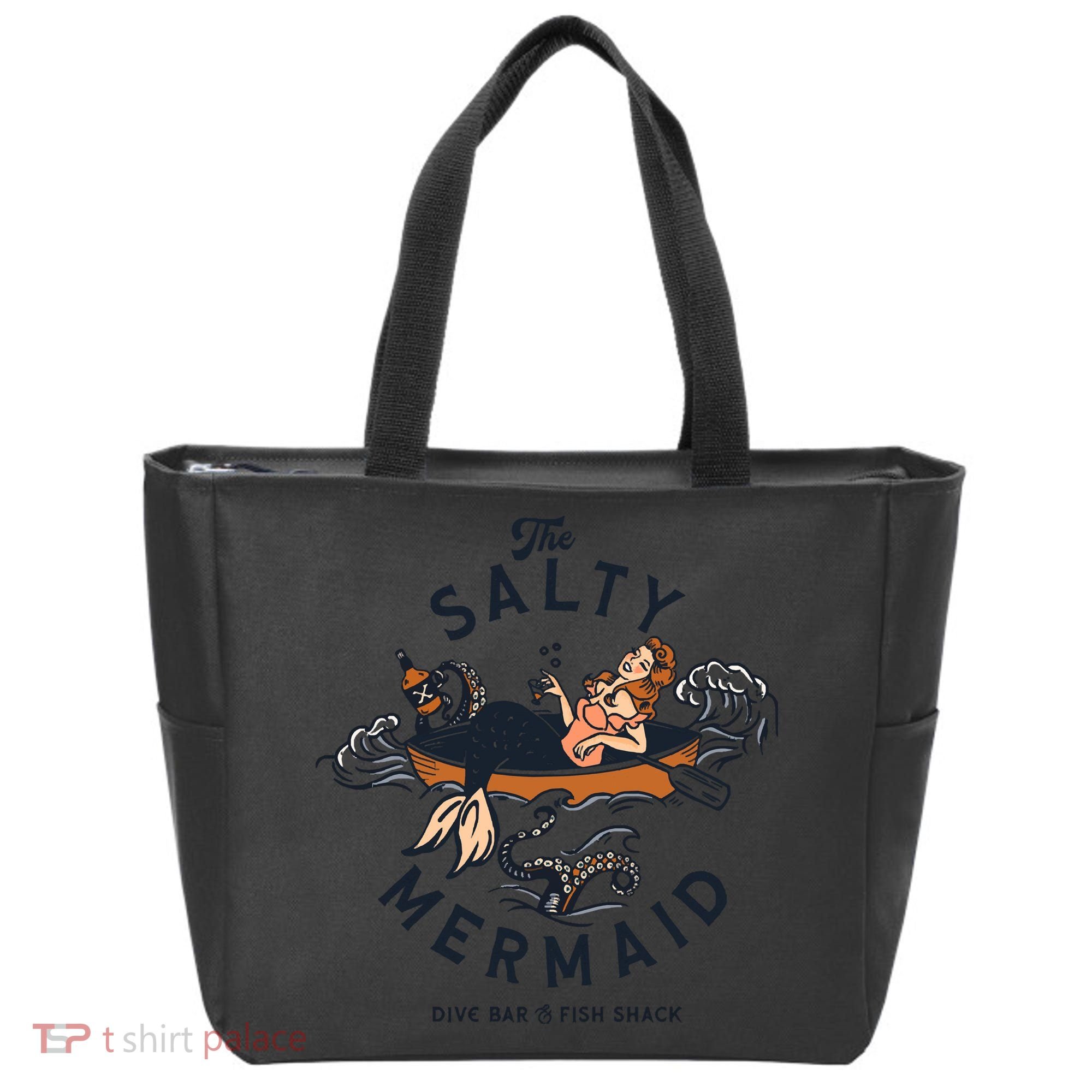 The Salty Mermaid Dive Bar &Amp; Fish Shack Tote Bag