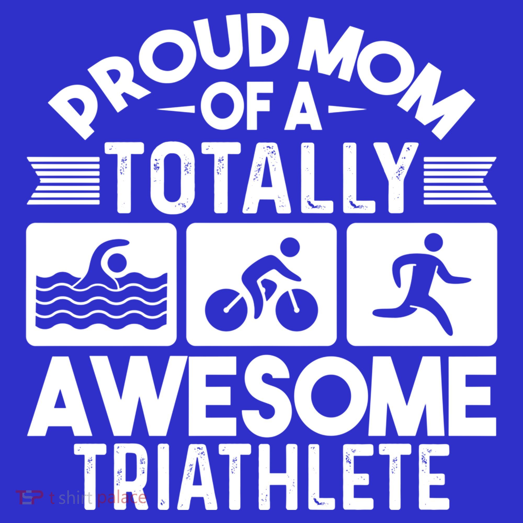 Triathlete Supporter Mom Gift Triathlon Run Swim Bike Cycle Gift Women's Tank Top