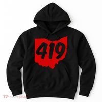 Toledo Sandusky Mansfield 419 Area Code Ohio Hoodie thumb 0