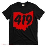Toledo Sandusky Mansfield 419 Area Code Ohio T-Shirt thumb 0