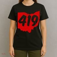 Toledo Sandusky Mansfield 419 Area Code Ohio T-Shirt thumb 4