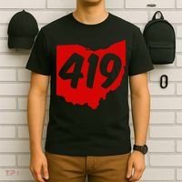 Toledo Sandusky Mansfield 419 Area Code Ohio T-Shirt thumb 6