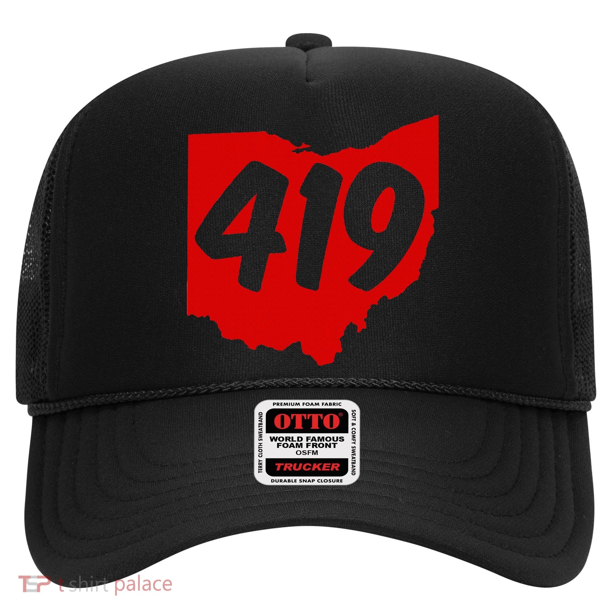 Toledo Sandusky Mansfield 419 Area Code Ohio Hat