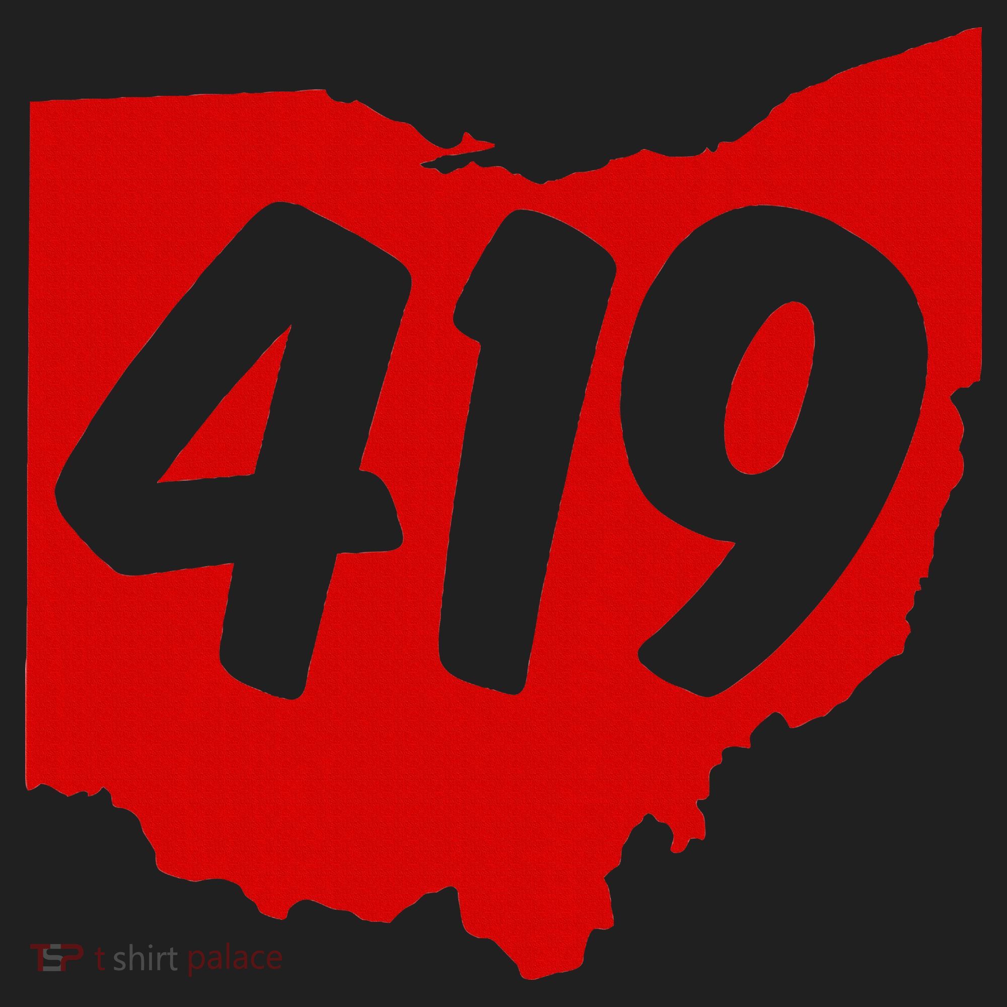 Toledo Sandusky Mansfield 419 Area Code Ohio Golf Towel