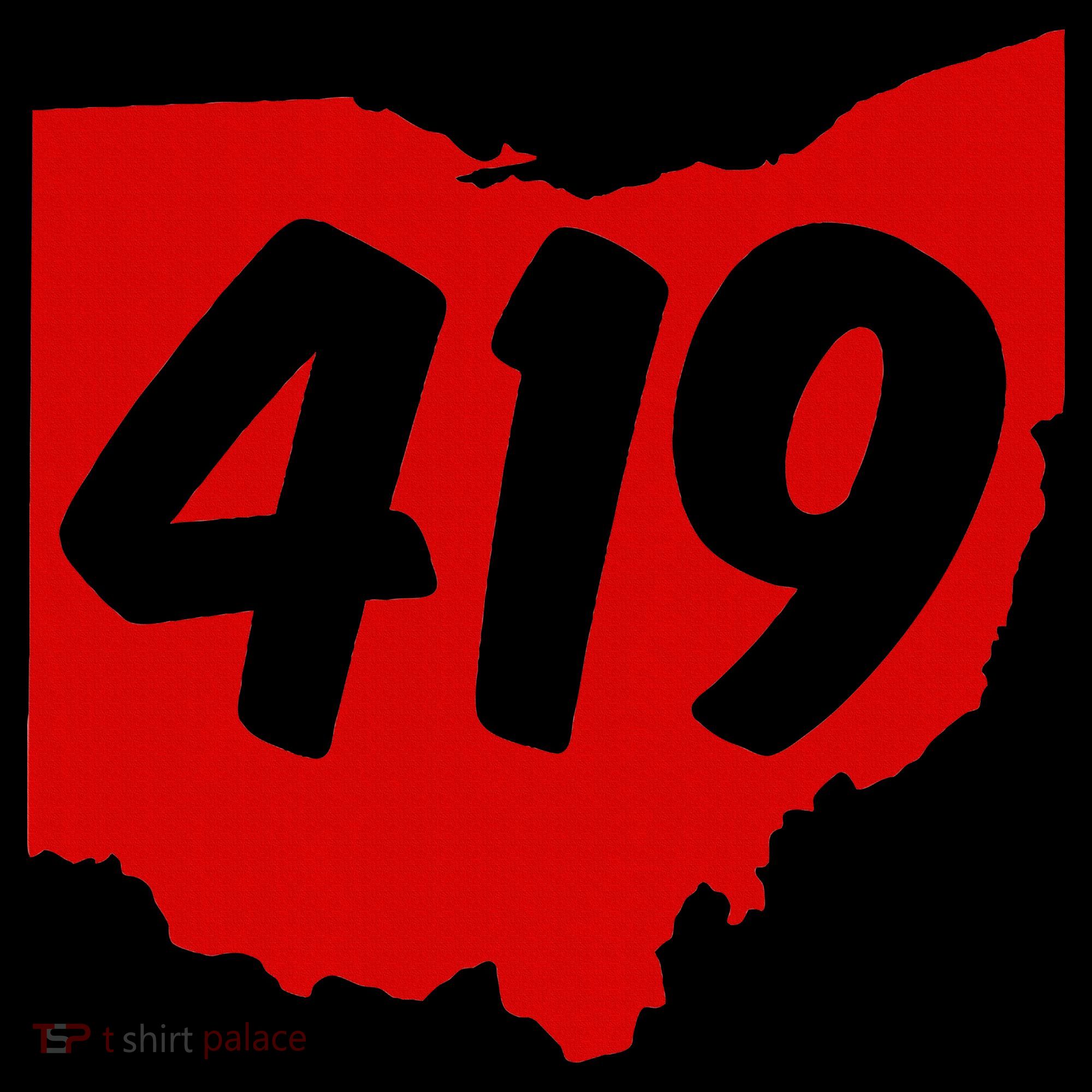 Toledo Sandusky Mansfield 419 Area Code Ohio Kids T-Shirt