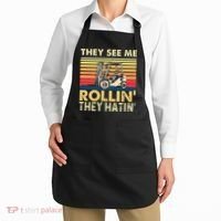 They See Me Rollin They Hatin Forklift Driver Fork Stacker Apron thumb 2