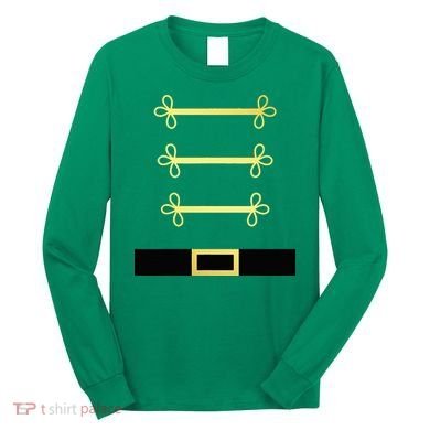 Toy Soldier Nutcracker Costume Uniform Long Sleeve Shirt