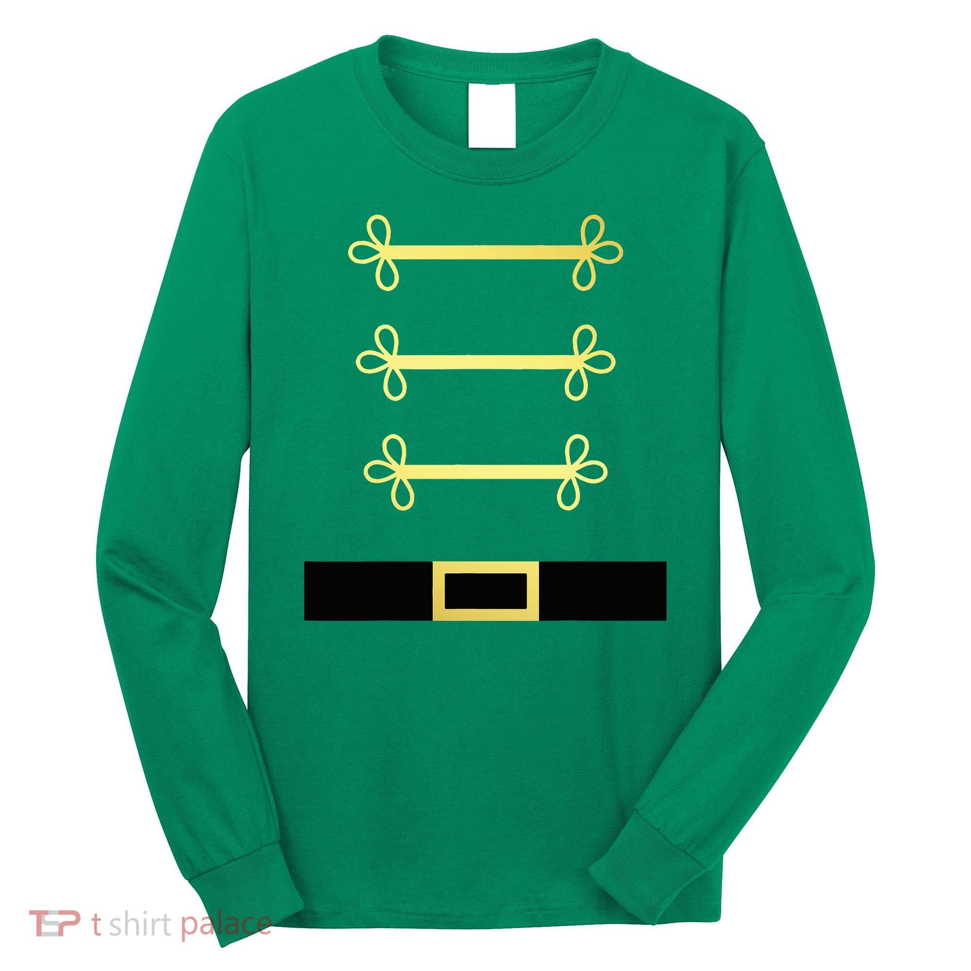 Toy Soldier Nutcracker Costume Uniform Long Sleeve Shirt