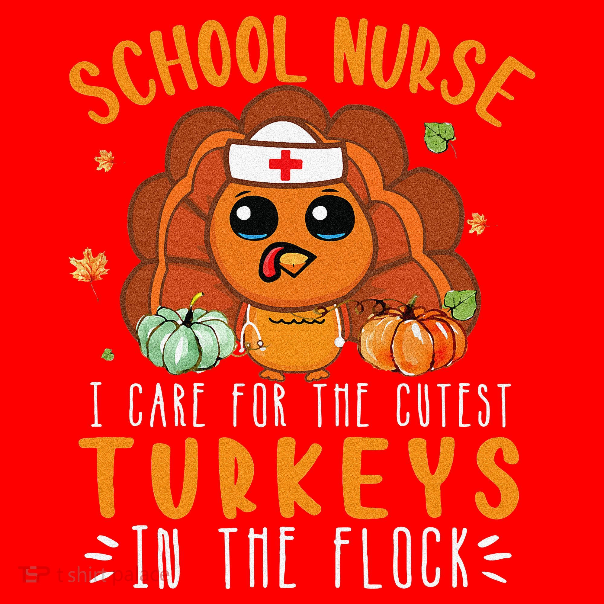 Tu School Nurse Thanksgiving Turkey Lover Costume Fall Santa Hat