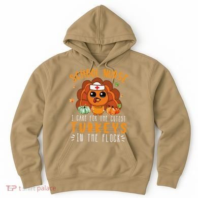 Tu School Nurse Thanksgiving Turkey Lover Costume Fall Hoodie