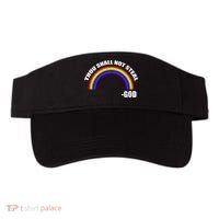 Thou Shall Not Steal Gods Rainbow Visor thumb 0