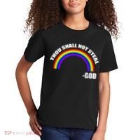 Thou Shall Not Steal Gods Rainbow Kids T-Shirt thumb 2