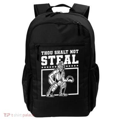 Thou Shalt Not Steal Baseball Cool Gift Backpack