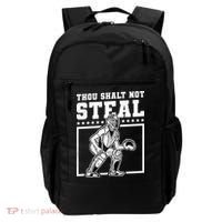 Thou Shalt Not Steal Baseball Cool Gift Backpack thumb 0