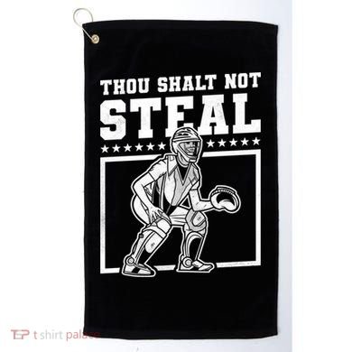Thou Shalt Not Steal Baseball Cool Gift Golf Towel