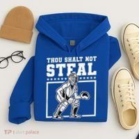 Thou Shalt Not Steal Baseball Cool Gift Hoodie thumb 4