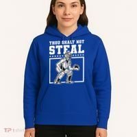 Thou Shalt Not Steal Baseball Cool Gift Hoodie thumb 5