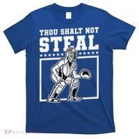 Thou Shalt Not Steal Baseball Cool Gift T-Shirt thumb 0