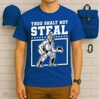 Thou Shalt Not Steal Baseball Cool Gift T-Shirt thumb 6