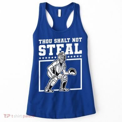 Thou Shalt Not Steal Baseball Cool Gift Women's Tank Top