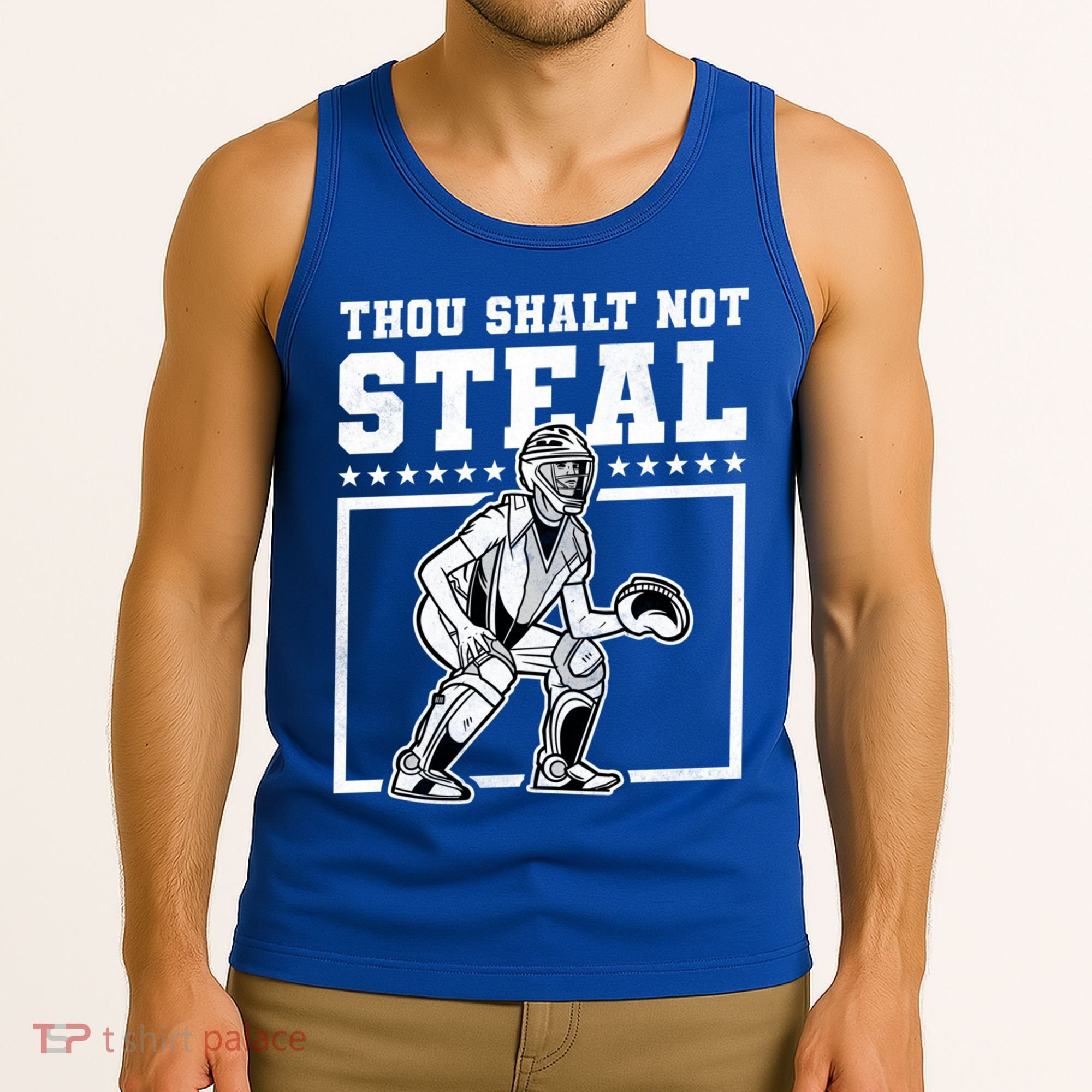 Thou Shalt Not Steal Baseball Cool Gift Tank Top