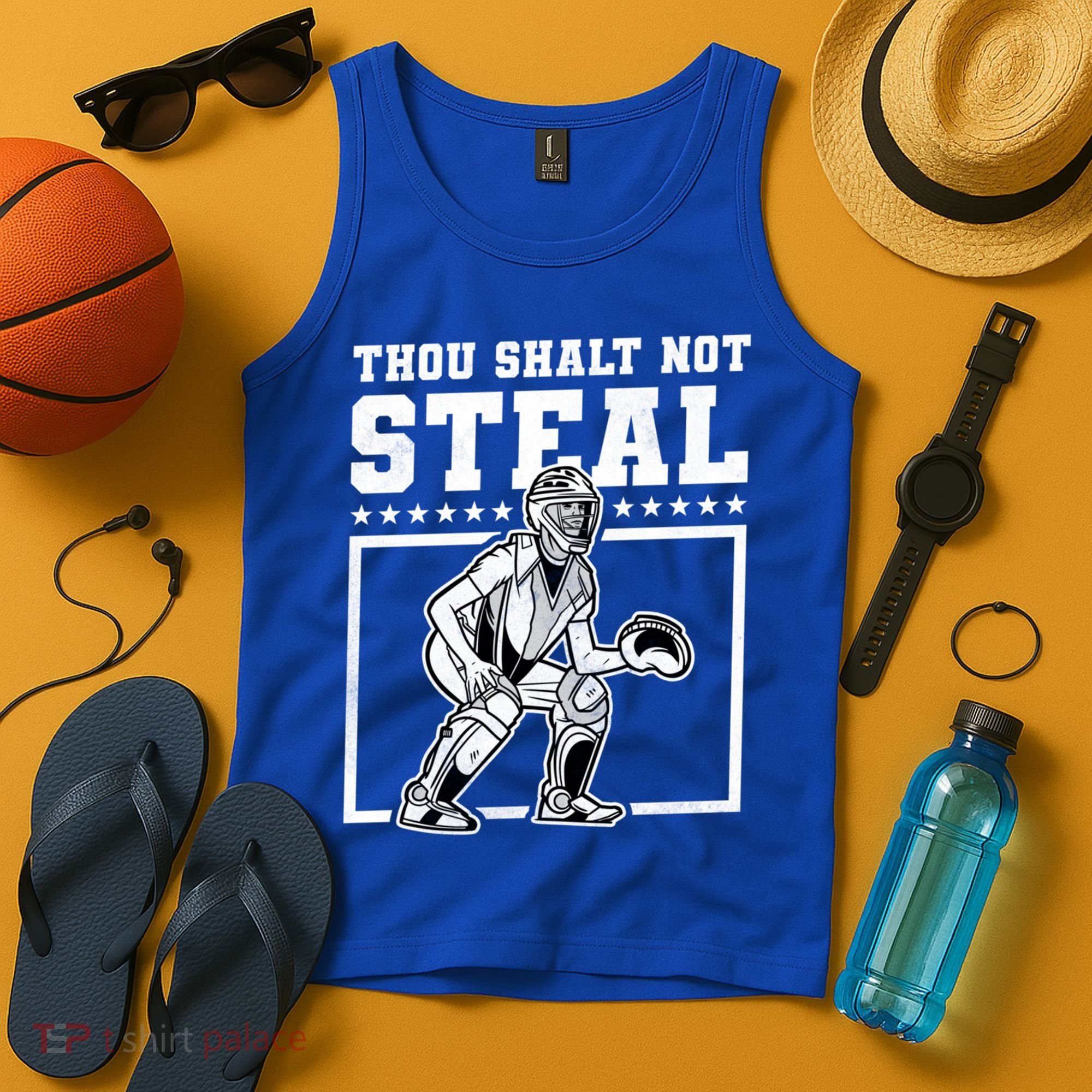 Thou Shalt Not Steal Baseball Cool Gift Tank Top