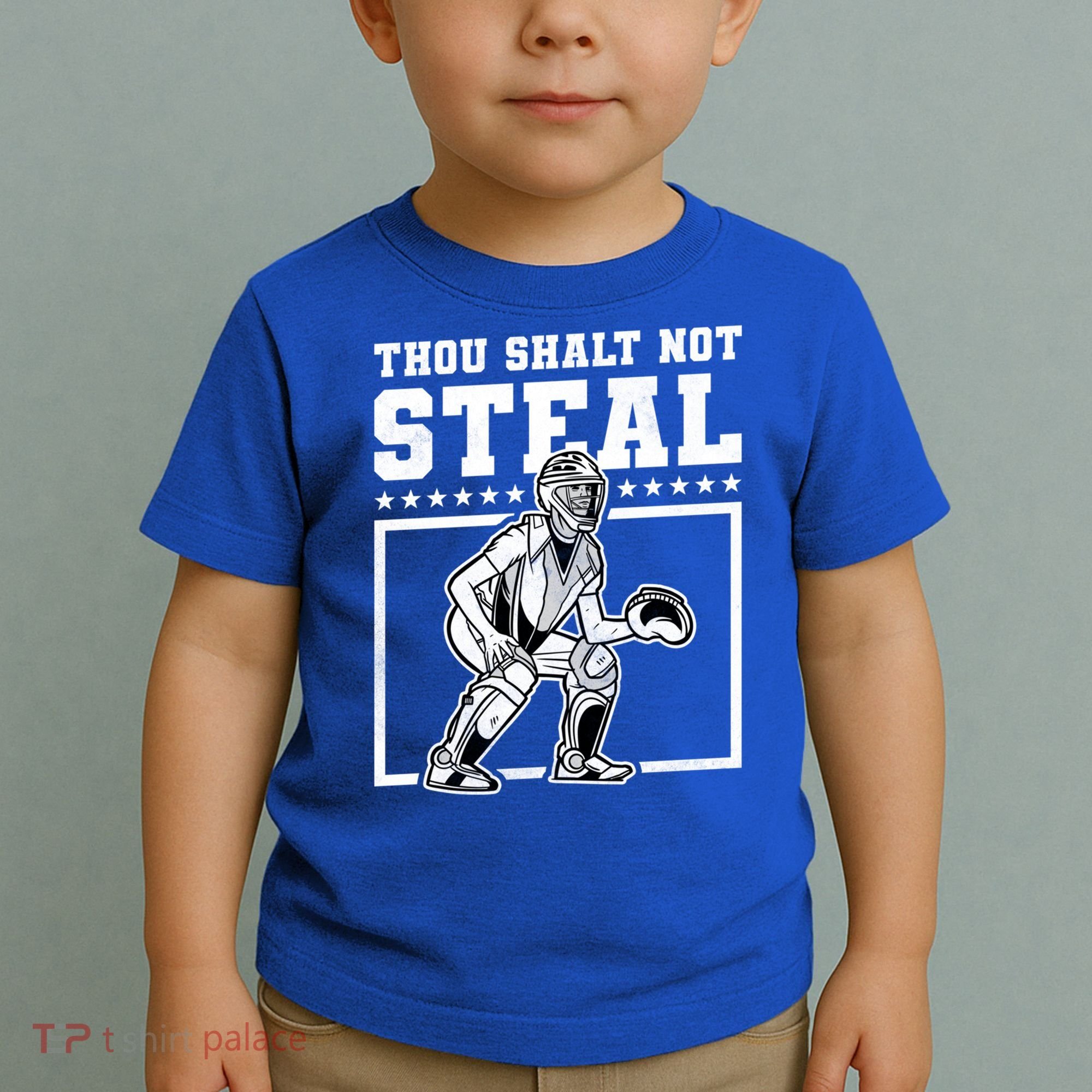Thou Shalt Not Steal Baseball Cool Gift Toddler T-Shirt