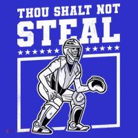 Thou Shalt Not Steal Baseball Cool Gift Visor thumb 3