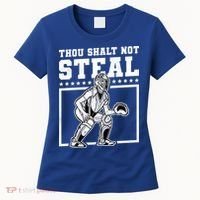 Thou Shalt Not Steal Baseball Cool Gift Women's T-Shirt thumb 0