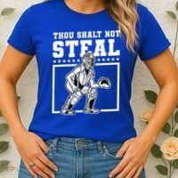 Thou Shalt Not Steal Baseball Cool Gift Women's T-Shirt thumb 2
