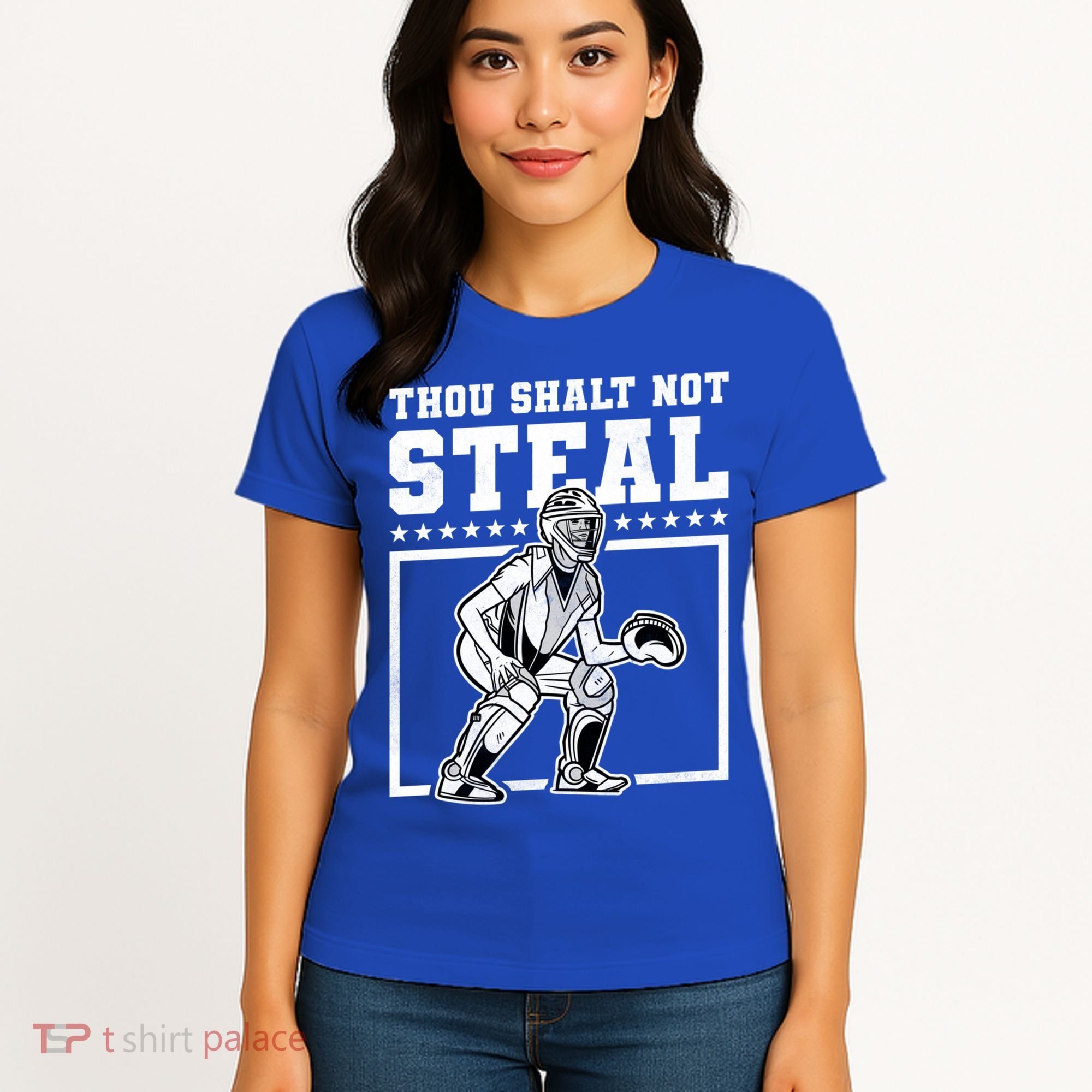 Thou Shalt Not Steal Baseball Cool Gift Women's T-Shirt