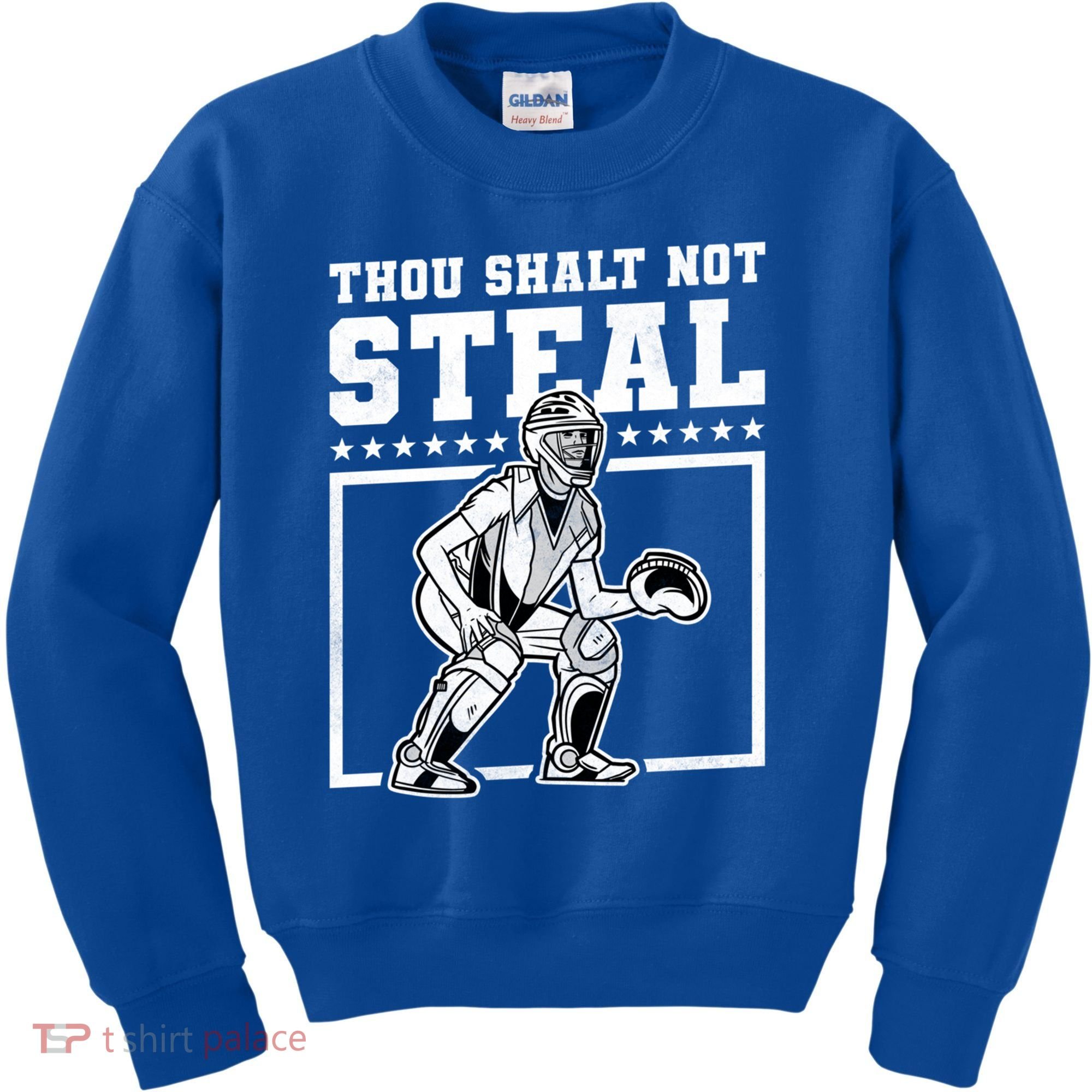 Thou Shalt Not Steal Baseball Cool Gift Kids Sweatshirt