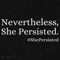 That Says Nevertheless She Persisted Ladies PosiCharge Tri-Blend Wicking Tank thumb 2