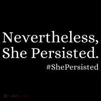 That Says Nevertheless She Persisted Ornament thumb 1