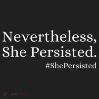 That Says Nevertheless She Persisted Plastic Christmas Ball Ornament thumb 1