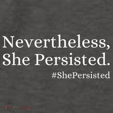 That Says Nevertheless She Persisted Vector Backpack