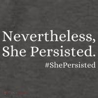 That Says Nevertheless She Persisted Vector Backpack thumb 2