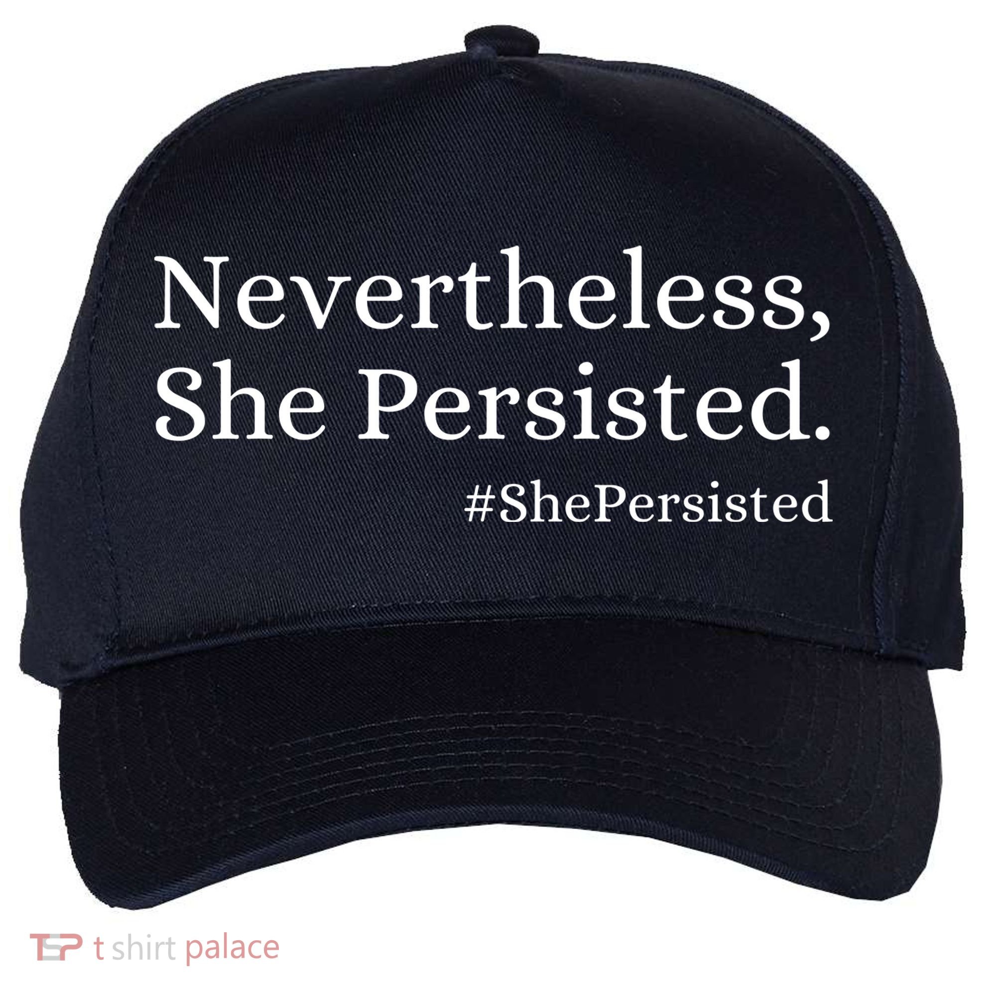 That Says Nevertheless She Persisted Five-Panel Snapback Cap