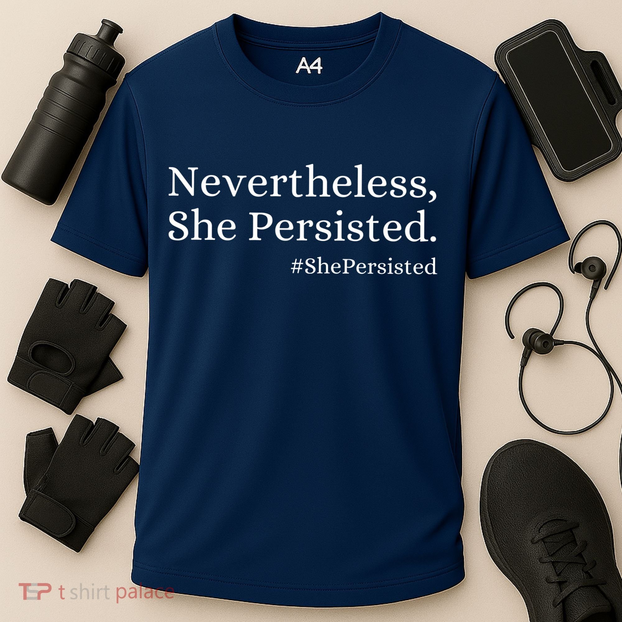 That Says Nevertheless She Persisted Cooling Performance Crew T-Shirt