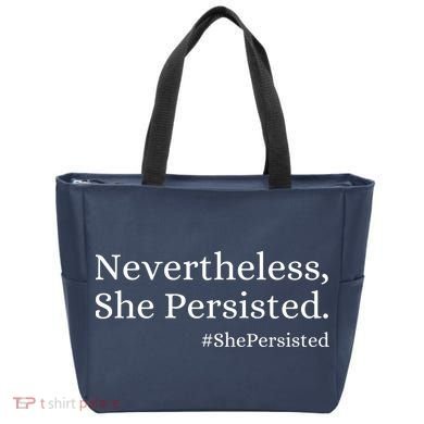 That Says Nevertheless She Persisted Tote Bag