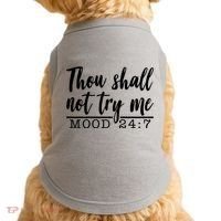 Thou Shall Not Try Me Mood 247 Funny Doggie Tank thumb 0