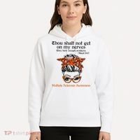 Thou Shalt Not Get On My Nerves Multiple Sclerosis Awareness Messy Bun MS Hoodie thumb 5